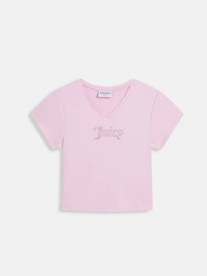 Foto van product T-shirt print Juicy Couture donkerroze