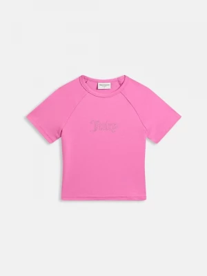 Foto van product T-shirt print Juicy Couture donkerroze