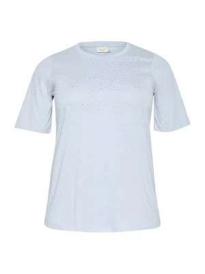 Foto van product T-shirt print Kaffe lichtblauw