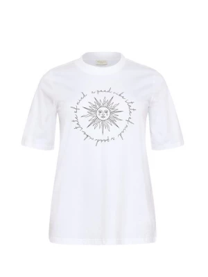 Foto van product T-shirt print Kaffe wit