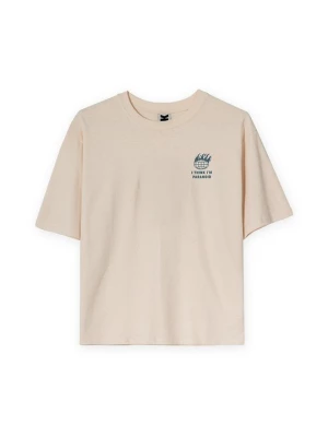 Foto van product T-shirt print Kaotiko crème