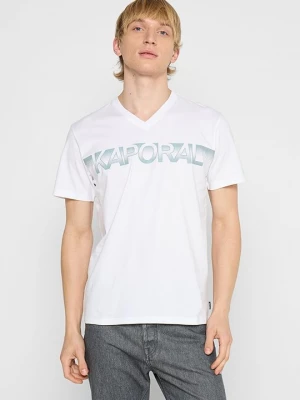 Foto van product T-shirt print Kaporal wit