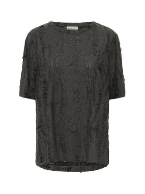 Foto van product T-shirt print Karen by Simonsen grijs