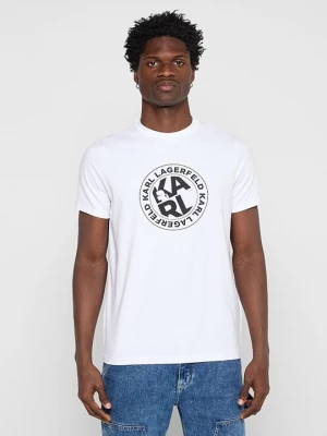 Foto van product T-shirt print KARL LAGERFELD wit