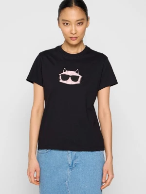 Foto van product T-shirt print KARL LAGERFELD zwart