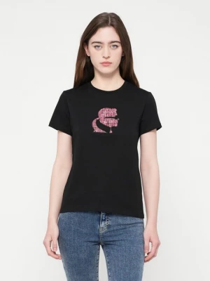Foto van product T-shirt print KARL LAGERFELD zwart
