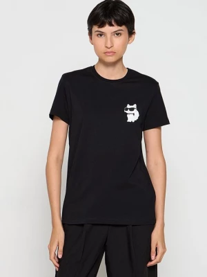 Foto van product T-shirt print KARL LAGERFELD zwart