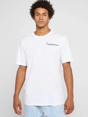 Foto van product T-shirt print KnowledgeCotton Apparel wit