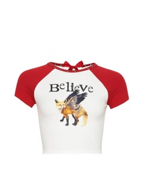 Foto van product T-shirt print Koi Footwear wit