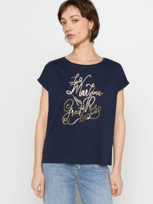 Foto van product T-shirt print La Martina donkerblauw