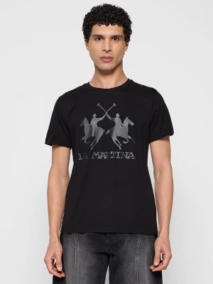 Foto van product T-shirt print La Martina zwart