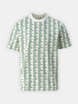 Foto van product T-shirt print Lacoste crème