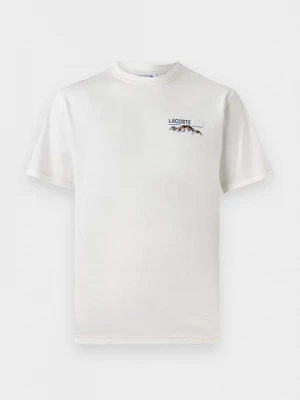 Foto van product T-shirt print Lacoste crème