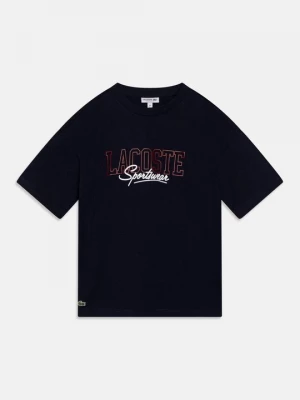 Foto van product T-shirt print Lacoste donkerblauw