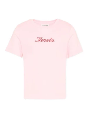 Foto van product T-shirt print Lanvin donkerroze