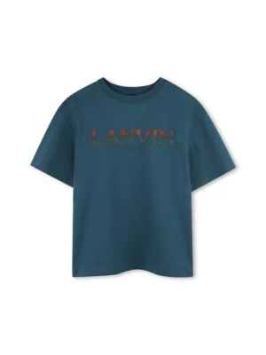 Foto van product T-shirt print Lanvin petrol