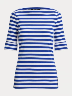 Foto van product T-shirt print Lauren Ralph Lauren koningsblauw