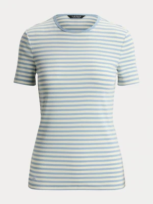 Foto van product T-shirt print Lauren Ralph Lauren lichtblauw
