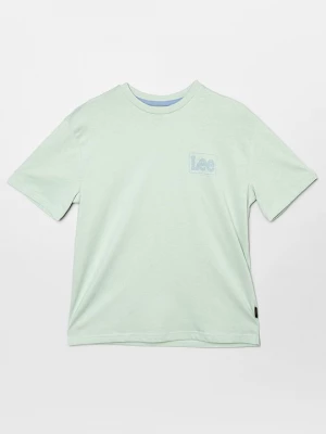 Foto van product T-shirt print Lee lichtgroen
