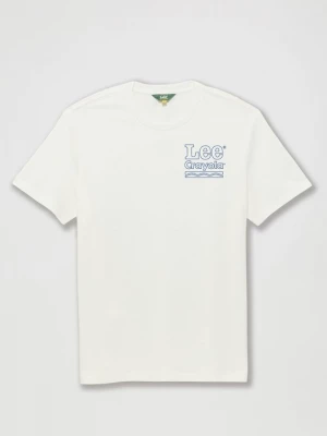 Foto van product T-shirt print Lee wit
