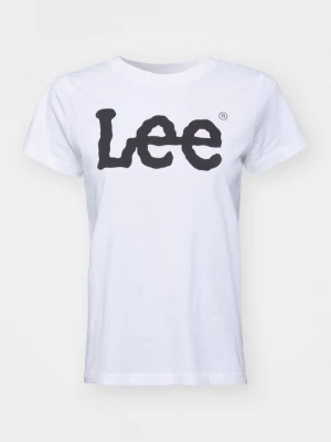 Foto van product T-shirt print Lee wit