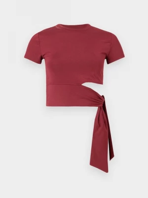 Foto van product T-shirt print LeGer bordeauxrood