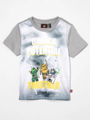 Foto van product T-shirt print LEGO lichtgrijs
