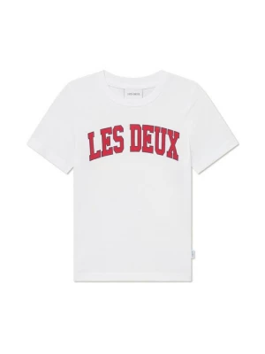 Foto van product T-shirt print Les Deux wit