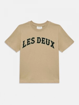 Foto van product T-shirt print Les Deux zandkleur