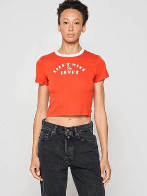 Foto van product T-shirt print Levi's rood