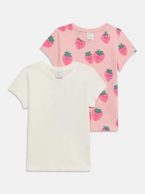 Foto van product T-shirt print Lindex donkerroze