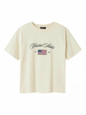 Foto van product T-shirt print LMTD wit