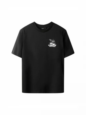 Foto van product T-shirt print LMTD zwart