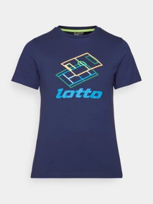Foto van product T-shirt print Lotto donkerblauw