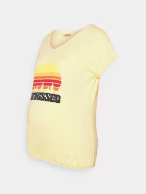 Foto van product T-shirt print Love2wait geel