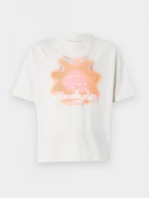 Foto van product T-shirt print Low Lights Studios beżowy
