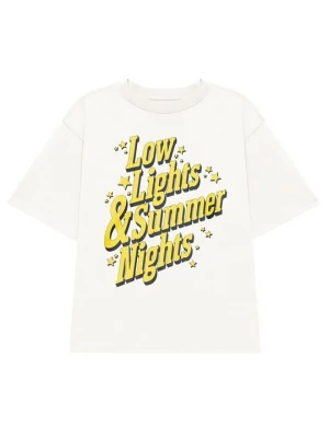 Foto van product T-shirt print Low Lights Studios crème