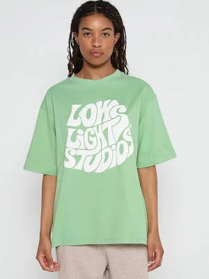 Foto van product T-shirt print Low Lights Studios groen