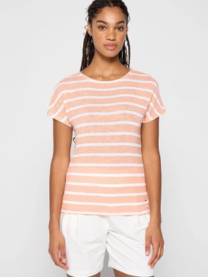 Foto van product T-shirt print LUHTA gemêleerd donkerroze