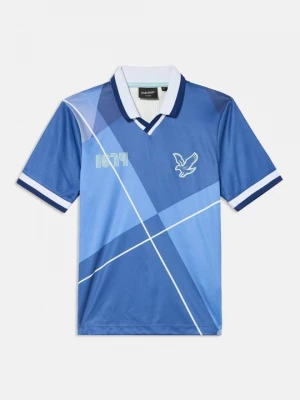 Foto van product T-shirt print Lyle & Scott blauw