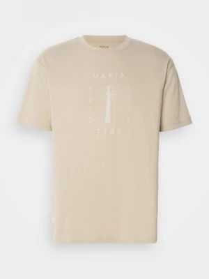 Foto van product T-shirt print Makia beżowy