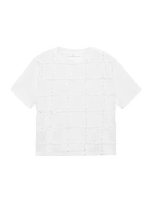 Foto van product T-shirt print Mango crème
