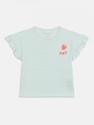 Foto van product T-shirt print Marc O'Polo donkerroze