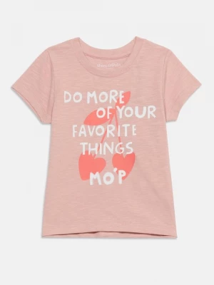 Foto van product T-shirt print Marc O'Polo donkerroze