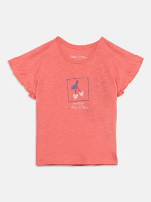Foto van product T-shirt print Marc O'Polo koraalrood