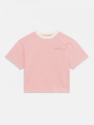 Foto van product T-shirt print Marc O'Polo koraalrood