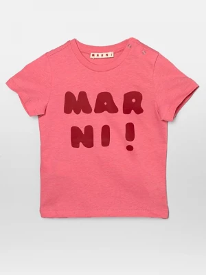 Foto van product T-shirt print Marni donkerroze
