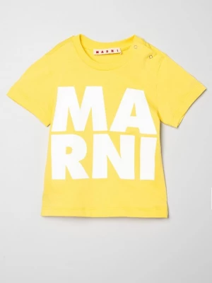 Foto van product T-shirt print Marni geel