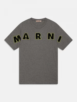 Foto van product T-shirt print Marni lichtgrijs gemêleerd