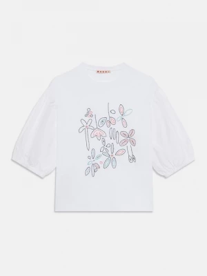Foto van product T-shirt print Marni wit